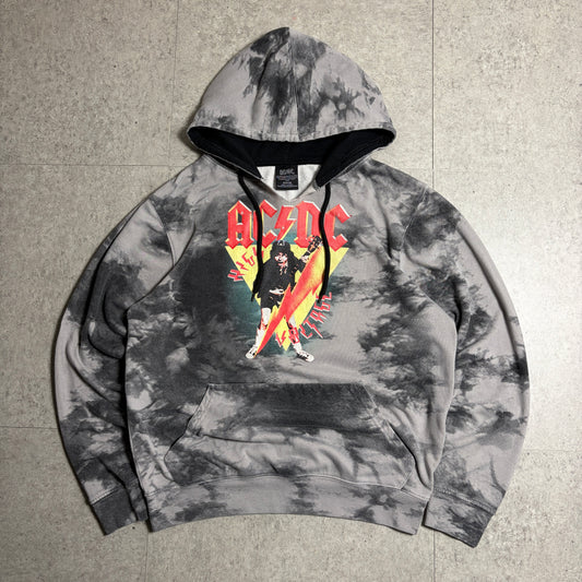 AC/DCフーディーブラックデニム古着