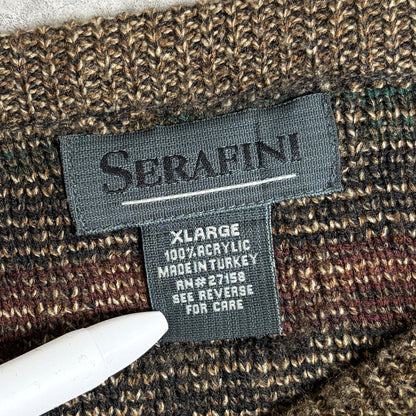 総柄ニットシティボーイコーデ古着デニム