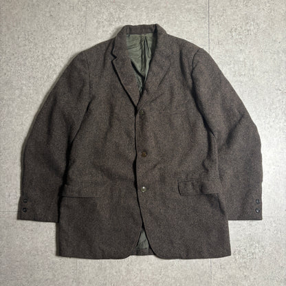 ハリスツィードシティボーイコーデ古着