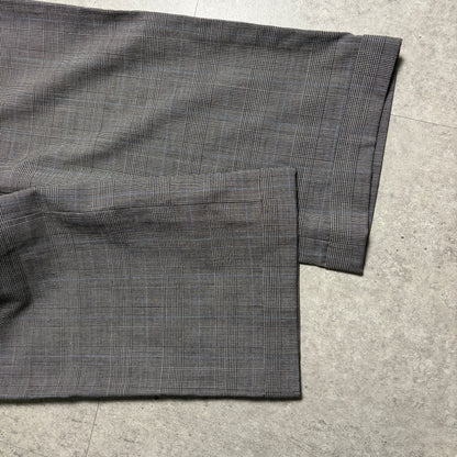 バーバリーグレンチェックスラックスシティボーイコーデ古着