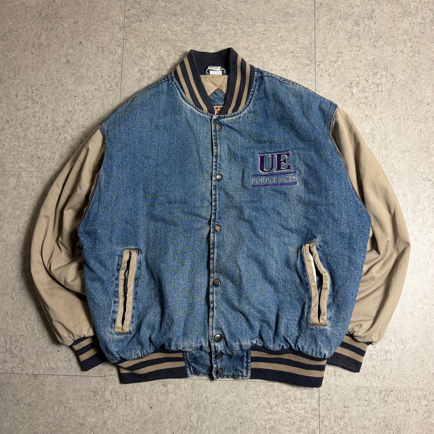 中綿スタジャンストリートコーデ古着