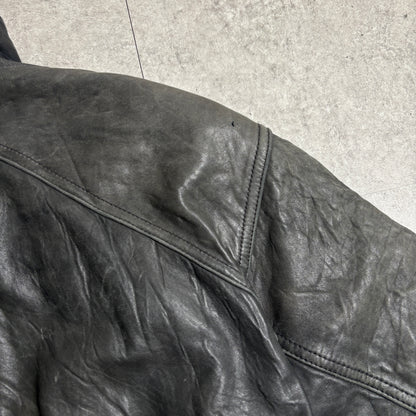 レザージャケットストリートコーデ古着