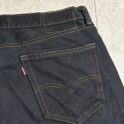 ネルシャツブラックデニムアメカジコーデ古着