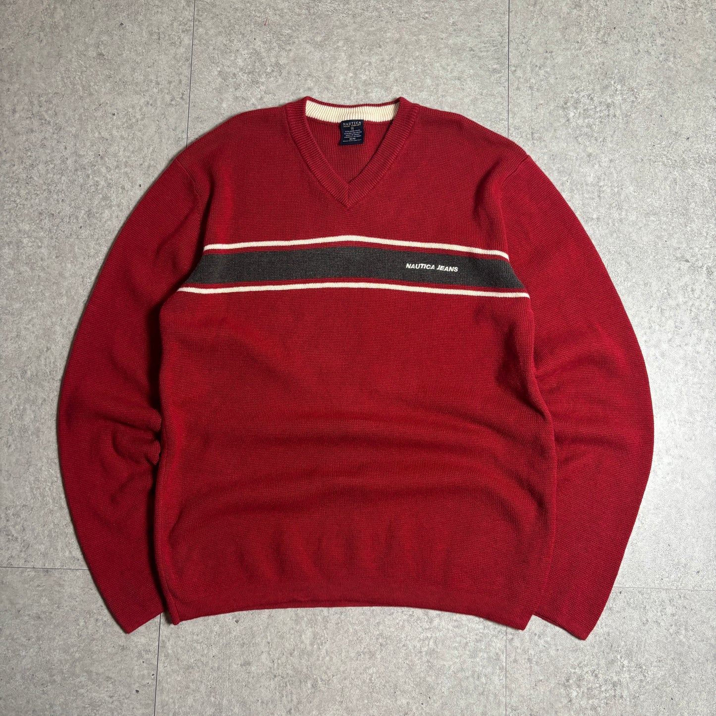 NAUTICAニットシティボーイコーデ古着