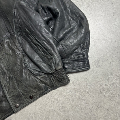 レザージャケットストリートコーデ古着