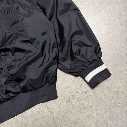 ナイロンプルオーバーブラックデニムストリートコーデ古着