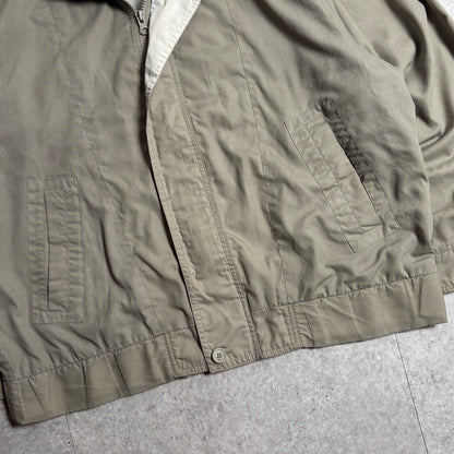 ハリントンジャケットベージュシティボーイコーデ古着