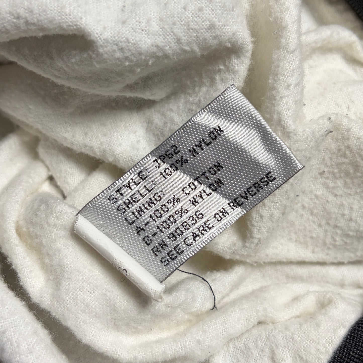 ナイロンプルオーバーブラックデニムストリートコーデ古着