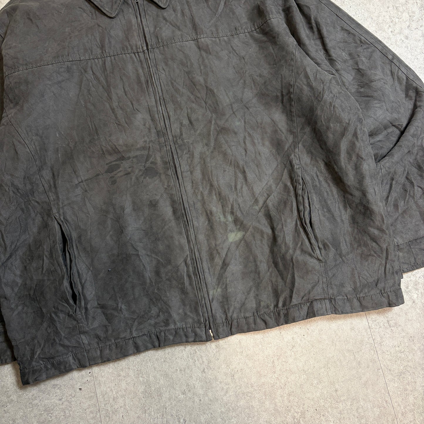 ハリントンジャケットシティボーイコーデ古着