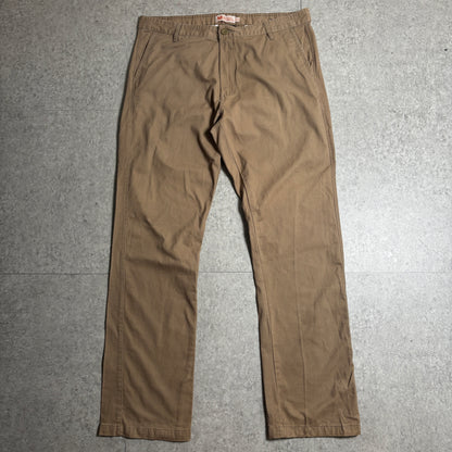 カーキリブニットシティボーイコーデ古着