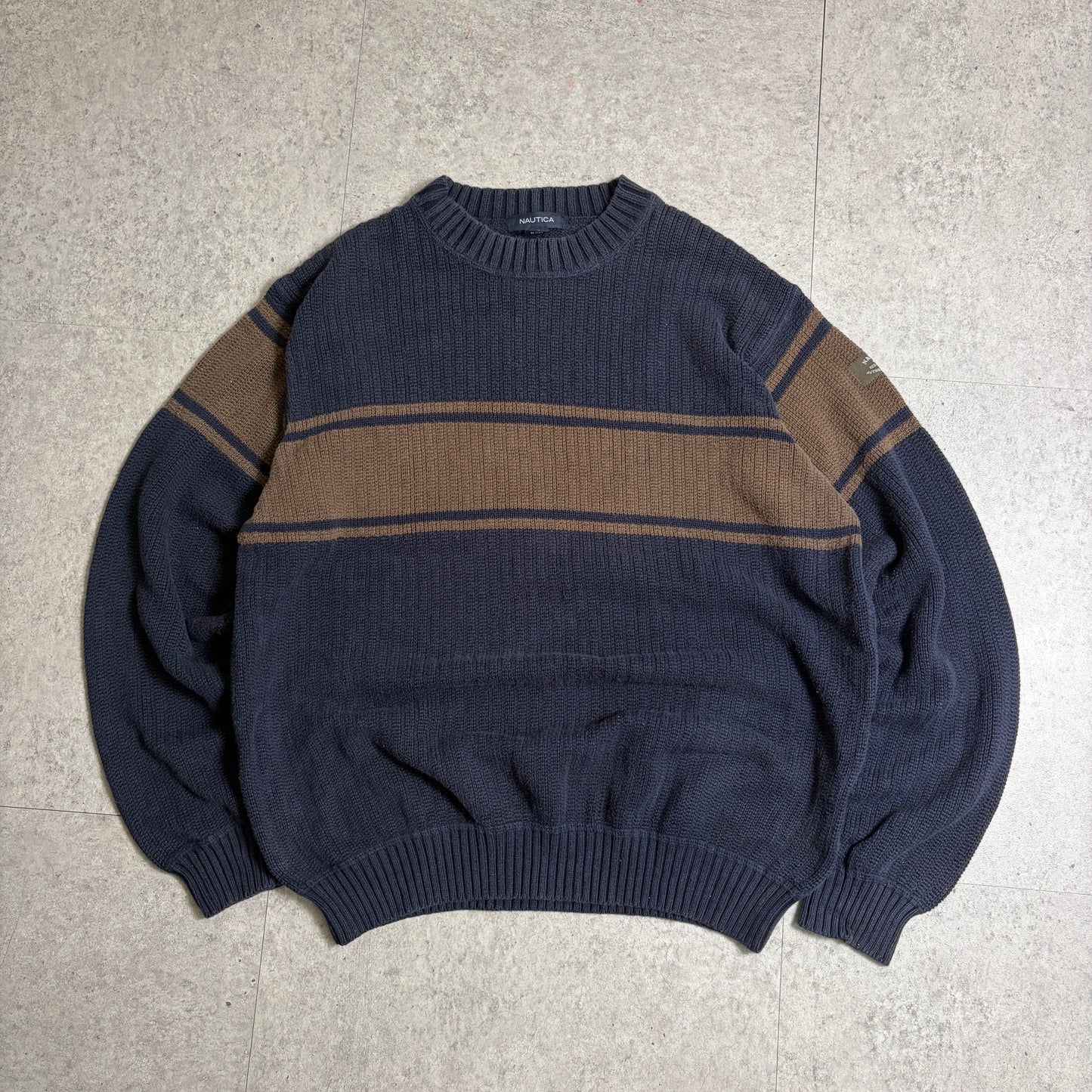 NAUTICAニットワークパンツ古着ＸＬ