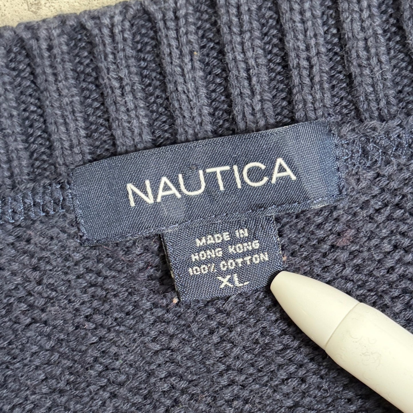 NAUTICAニットワークパンツ古着ＸＬ