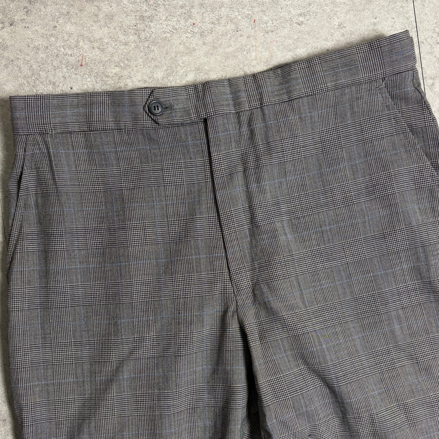 バーバリーグレンチェックスラックスシティボーイコーデ古着