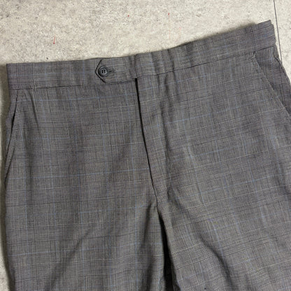 バーバリーグレンチェックスラックスシティボーイコーデ古着