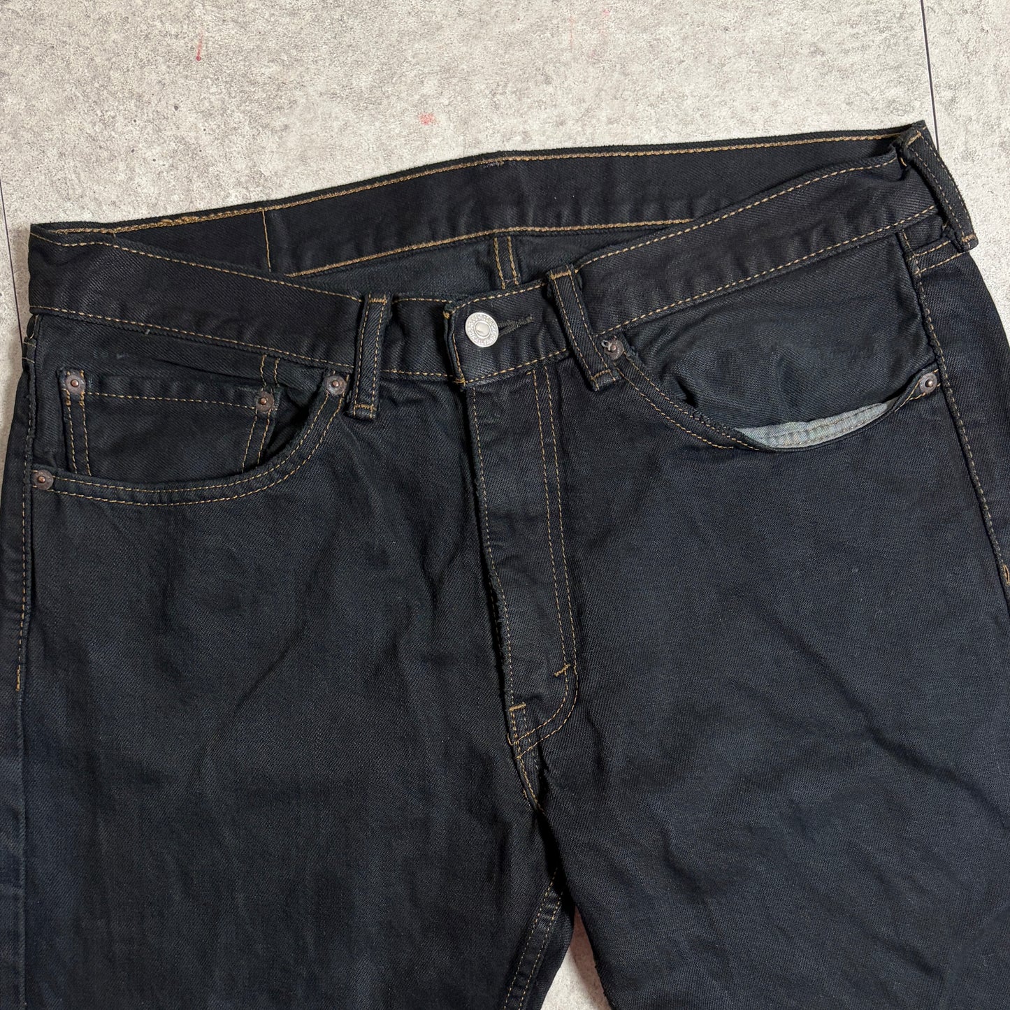 ネルシャツブラックデニムアメカジコーデ古着