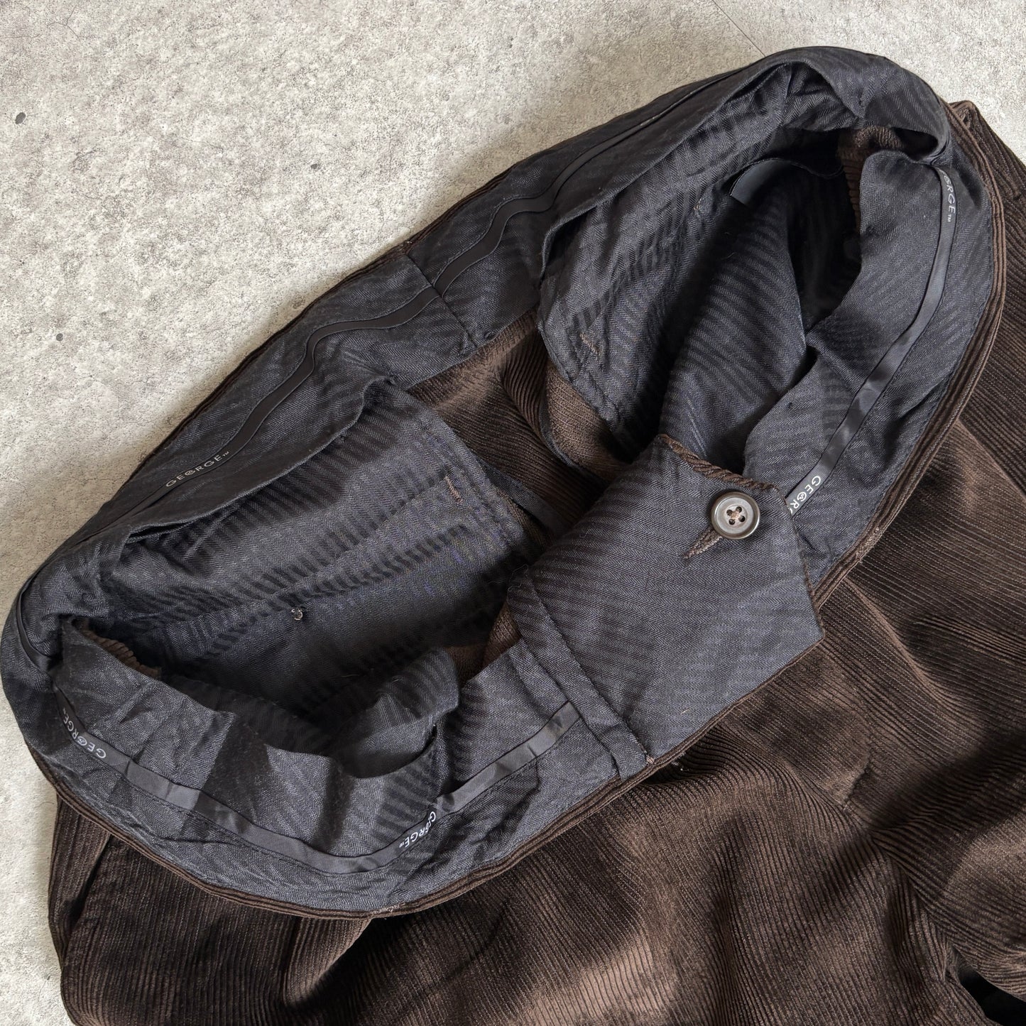 ラガーシャツシティボーイコーデ古着