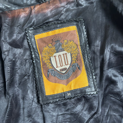 レザージャケットストリートコーデ古着