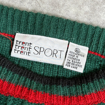 ニットブラックデニムシティボーイコーデ古着