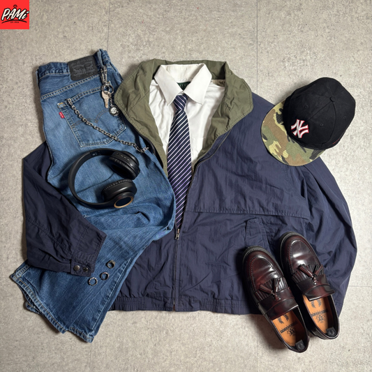 LONDONFOGシティボーイコーデ古着