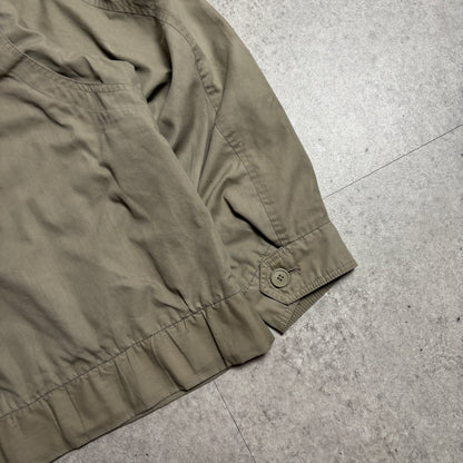 ハリントンジャケットベージュシティボーイコーデ古着