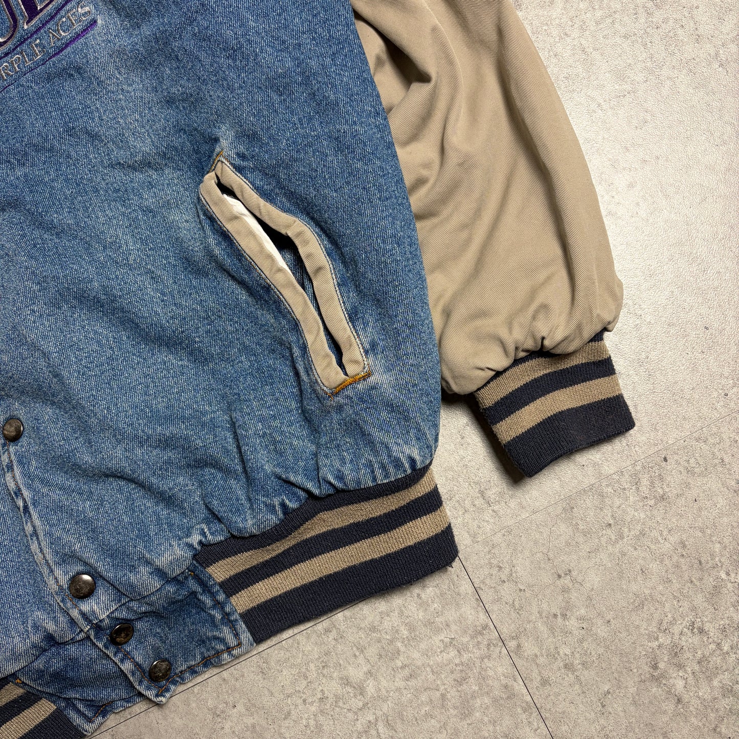 中綿スタジャンストリートコーデ古着