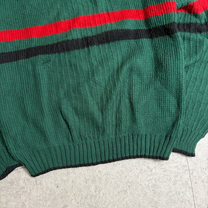 ニットブラックデニムシティボーイコーデ古着