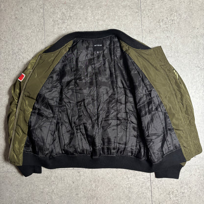 ワッペン付MA-1ストリートコーデ古着