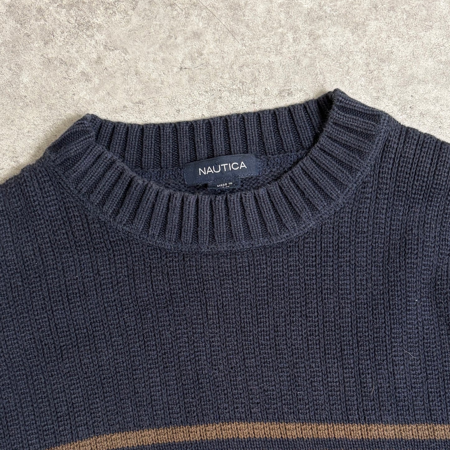 NAUTICAニットワークパンツ古着ＸＬ