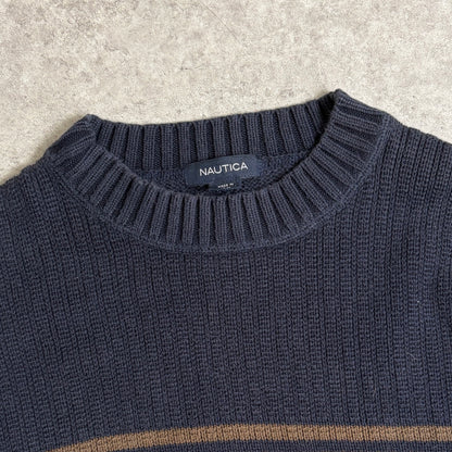 NAUTICAニットワークパンツ古着ＸＬ