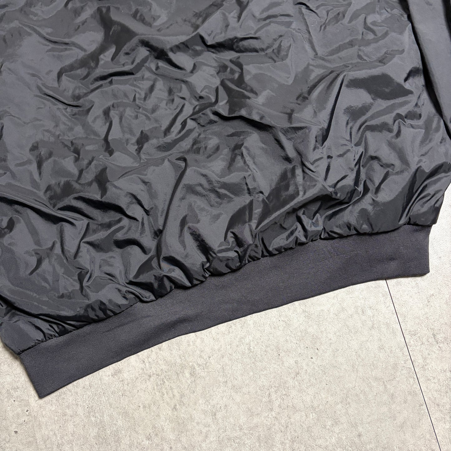 ナイロンプルオーバーブラックデニムストリートコーデ古着