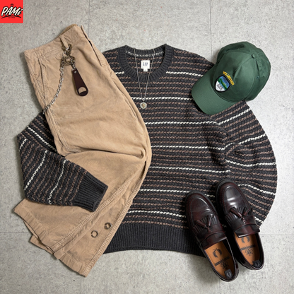 GAPニットコーデュロイシティボーイ古着