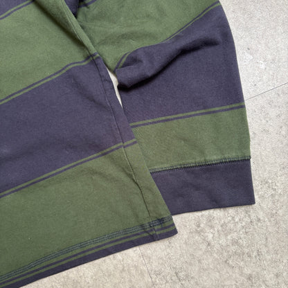 ラガーシャツシティボーイコーデ古着