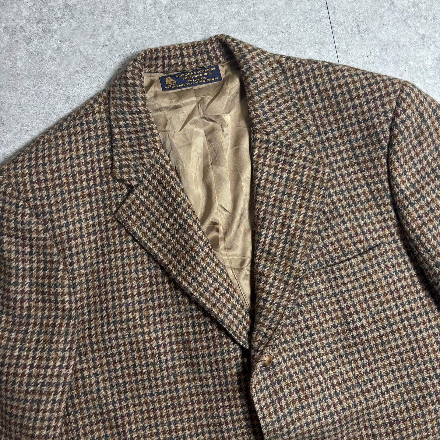 BROOKS BROTHERSガンクラブチェックシティボーイコーデ古着