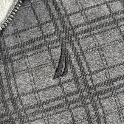 NAUTICAハーフジップシティボーイコーデ古着