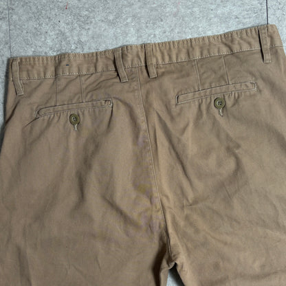 カーキリブニットシティボーイコーデ古着