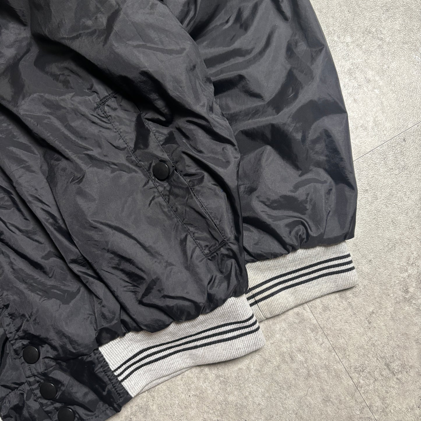 フード付きナイロンブルゾン短丈ストリートコーデ古着