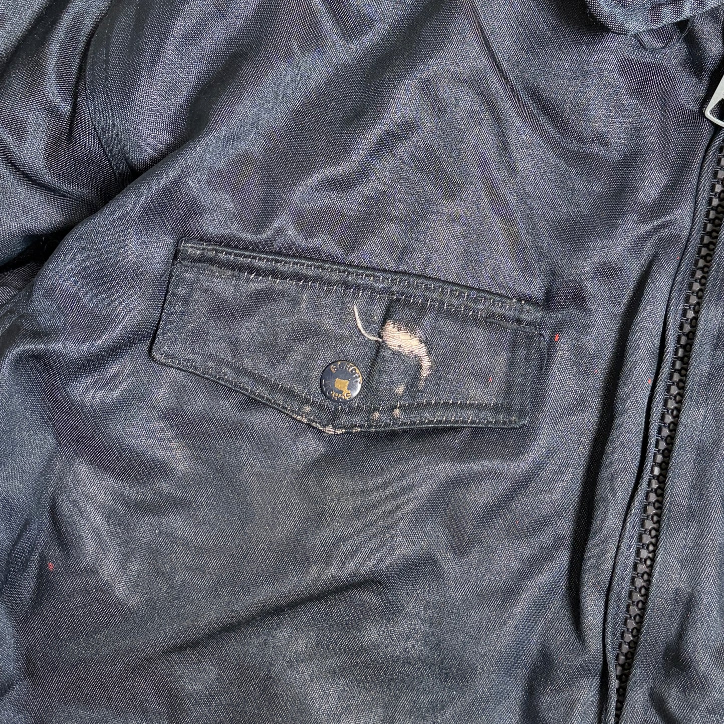 Schott N.Y.CPOLICETYPE9809-OG中綿ジャケットアメカジワークストリートコーデ