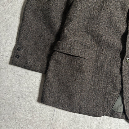 ハリスツィードシティボーイコーデ古着