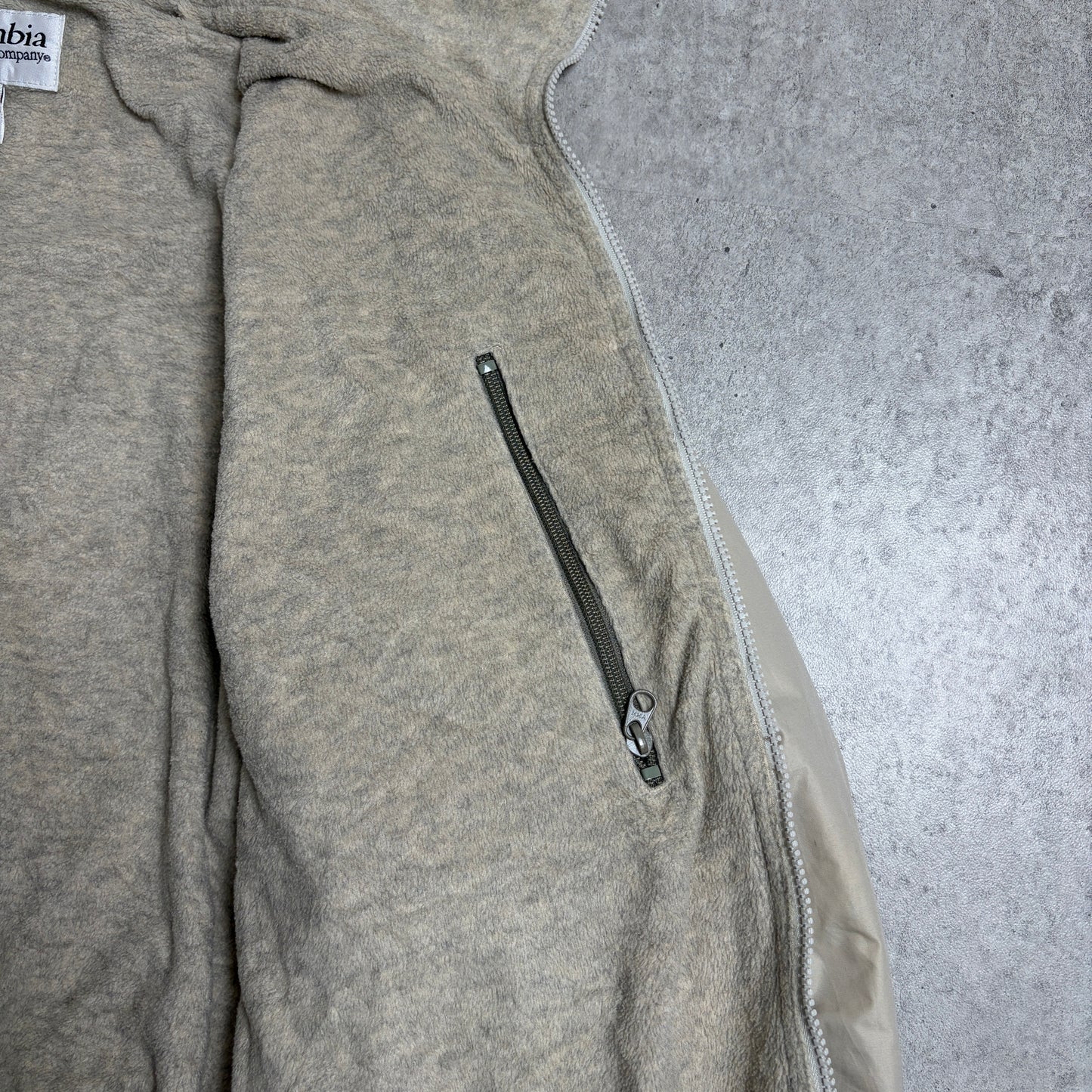 Columbiaフリースライナーナイロンジャケット古着