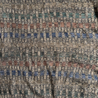 総柄ニットシティボーイコーデ古着デニム