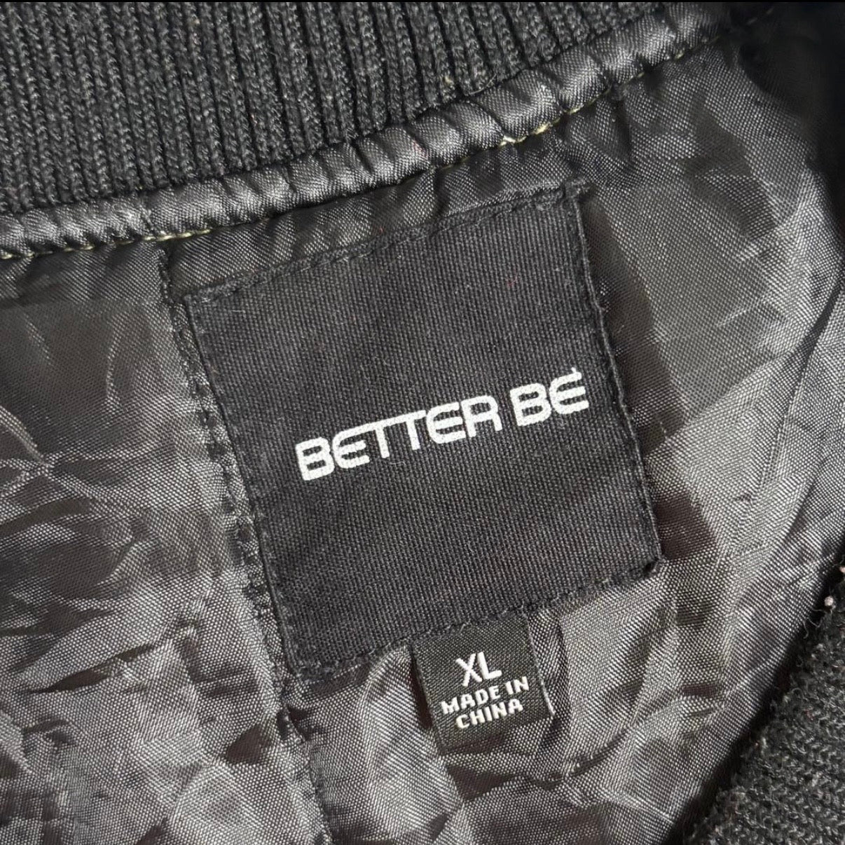 ワッペン付MA-1ストリートコーデ古着