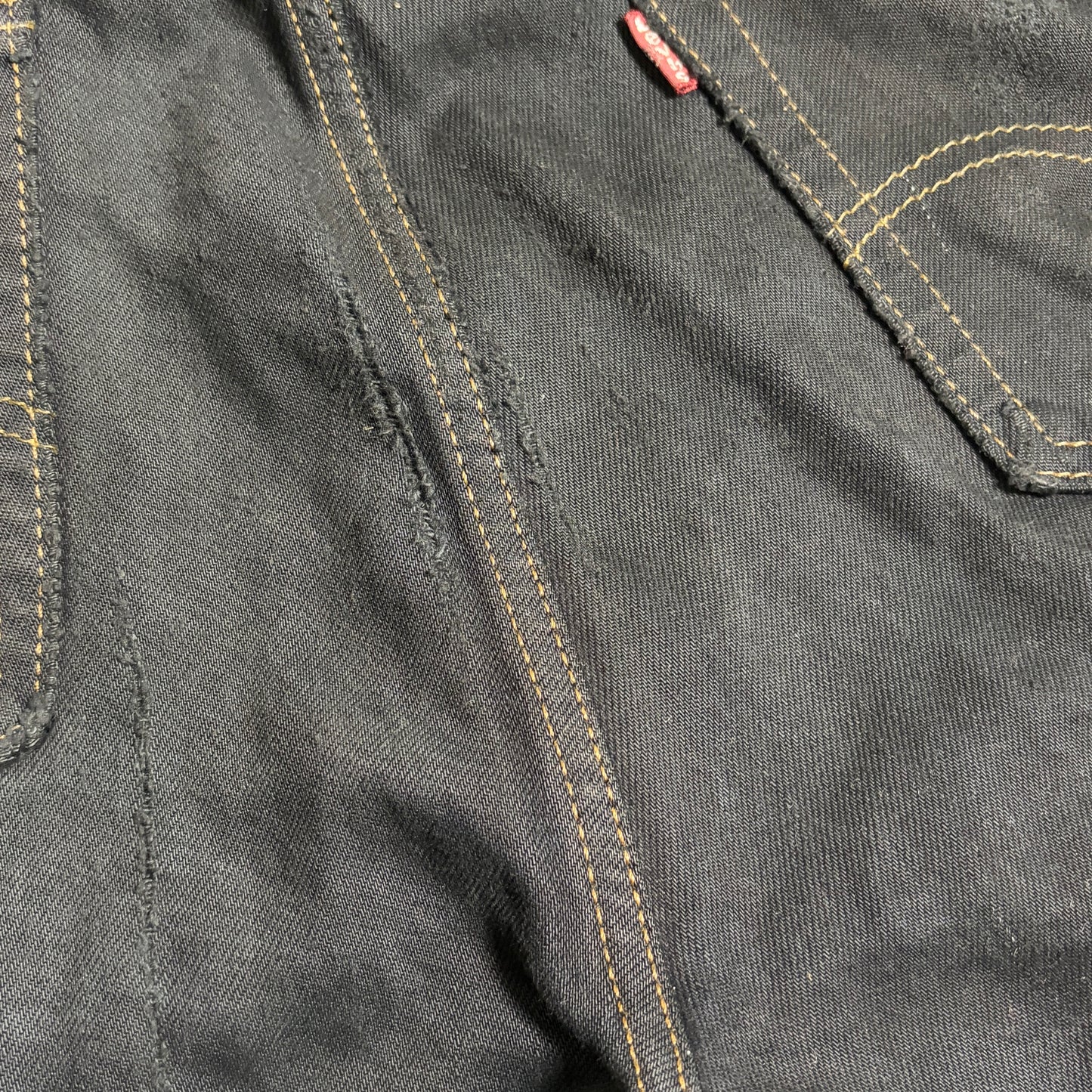 ネルシャツブラックデニムアメカジコーデ古着