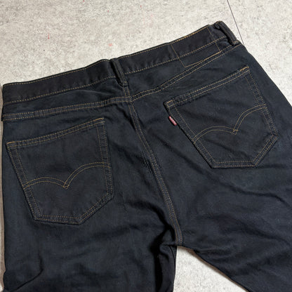 ネルシャツブラックデニムアメカジコーデ古着