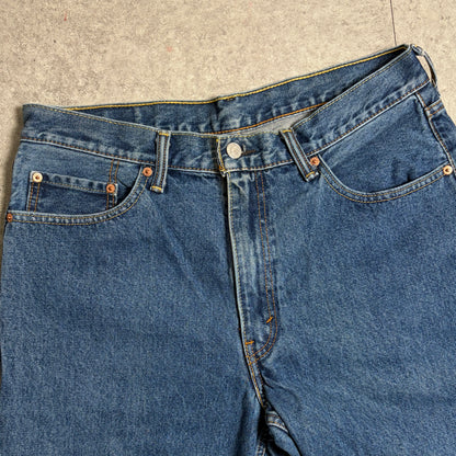 チェック柄コットンニットデニムコーデ古着