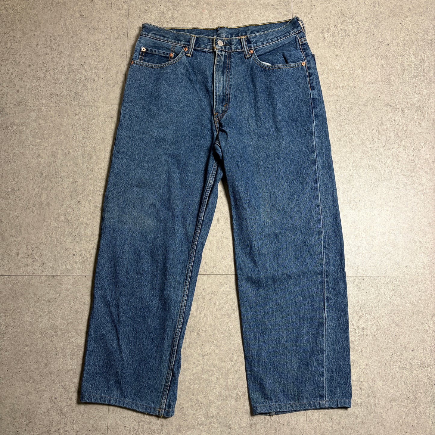 チェック柄コットンニットデニムコーデ古着