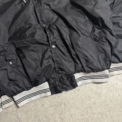 フード付きナイロンブルゾン短丈ストリートコーデ古着