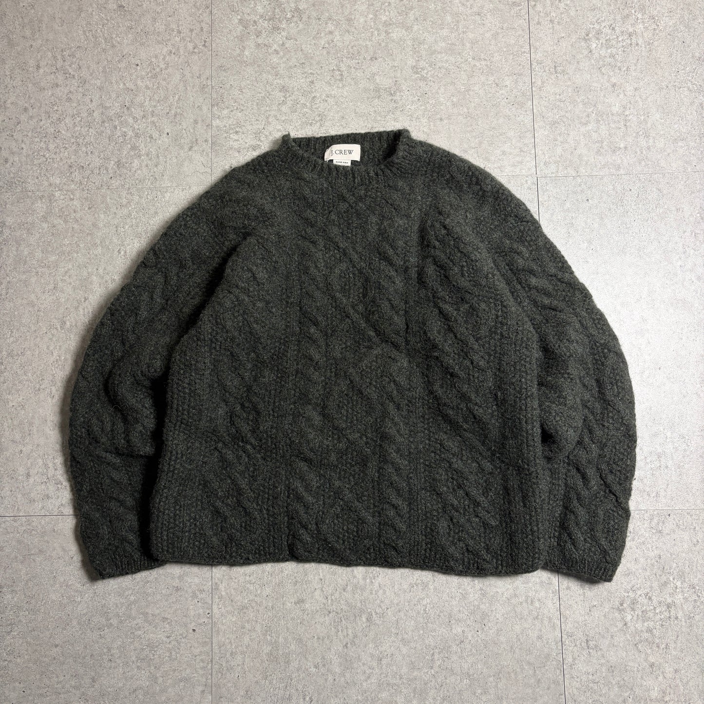 J.CREWニットスラックスシティコーデ古着