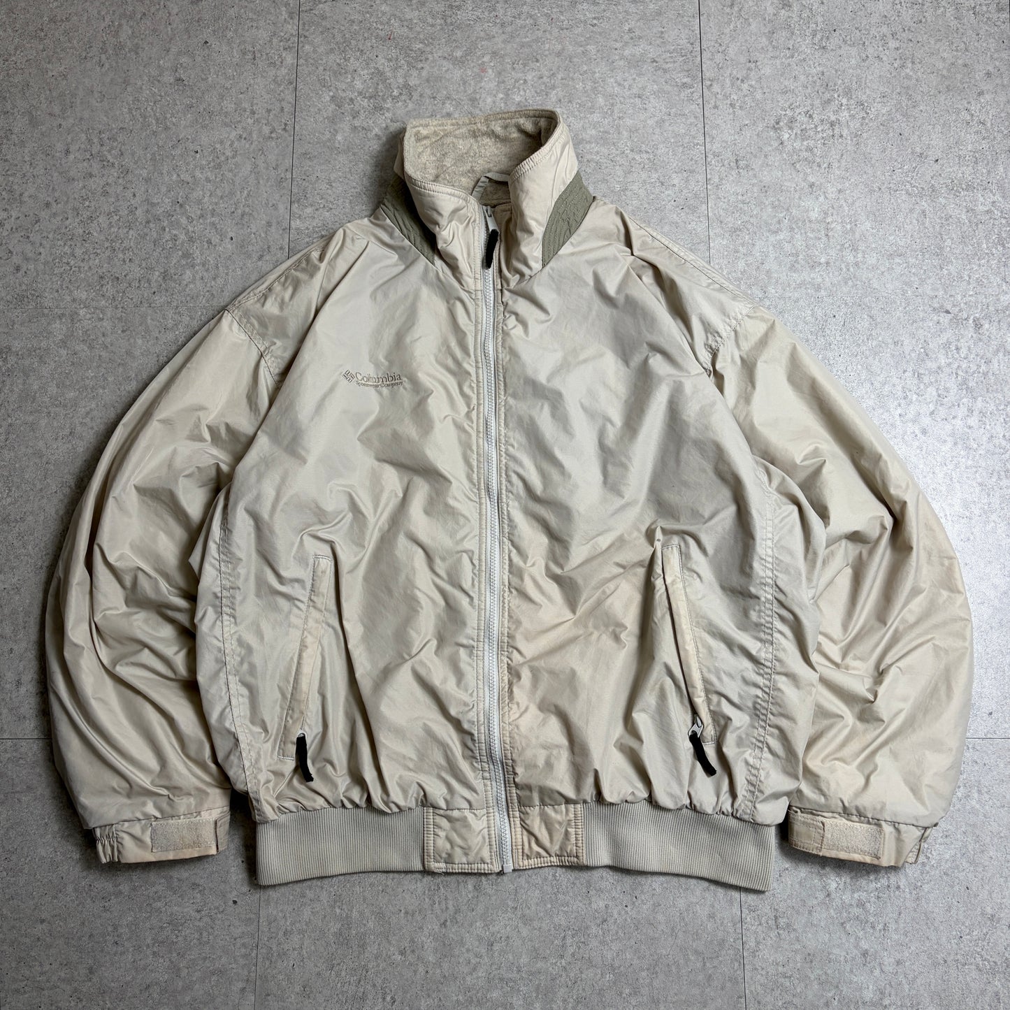 Columbiaフリースライナーナイロンジャケット古着