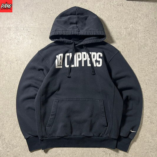 250古着NIKE×NBA LA CLIPPERS裏起毛フーディーパーカーナイキ