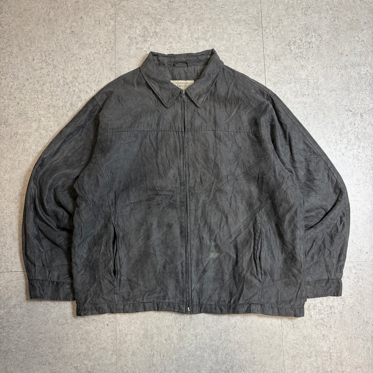 ハリントンジャケットシティボーイコーデ古着